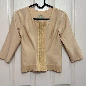 Marena Recovery Compression Vest Long Sleeve Beige Sz
Medium Post-Op.